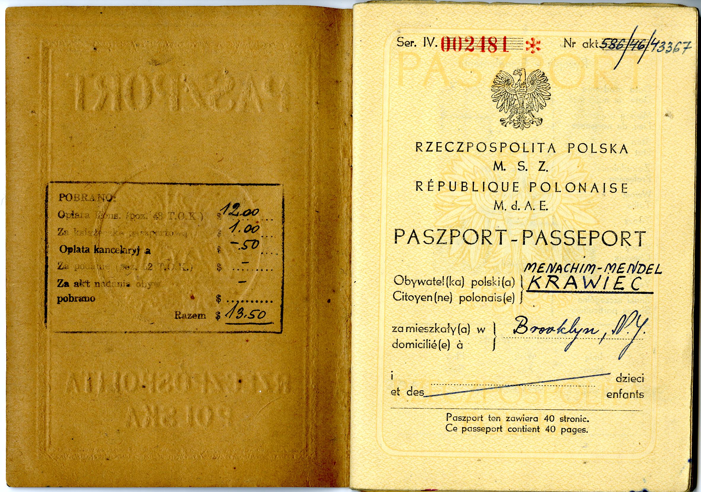 Document — Menachim Krawiec