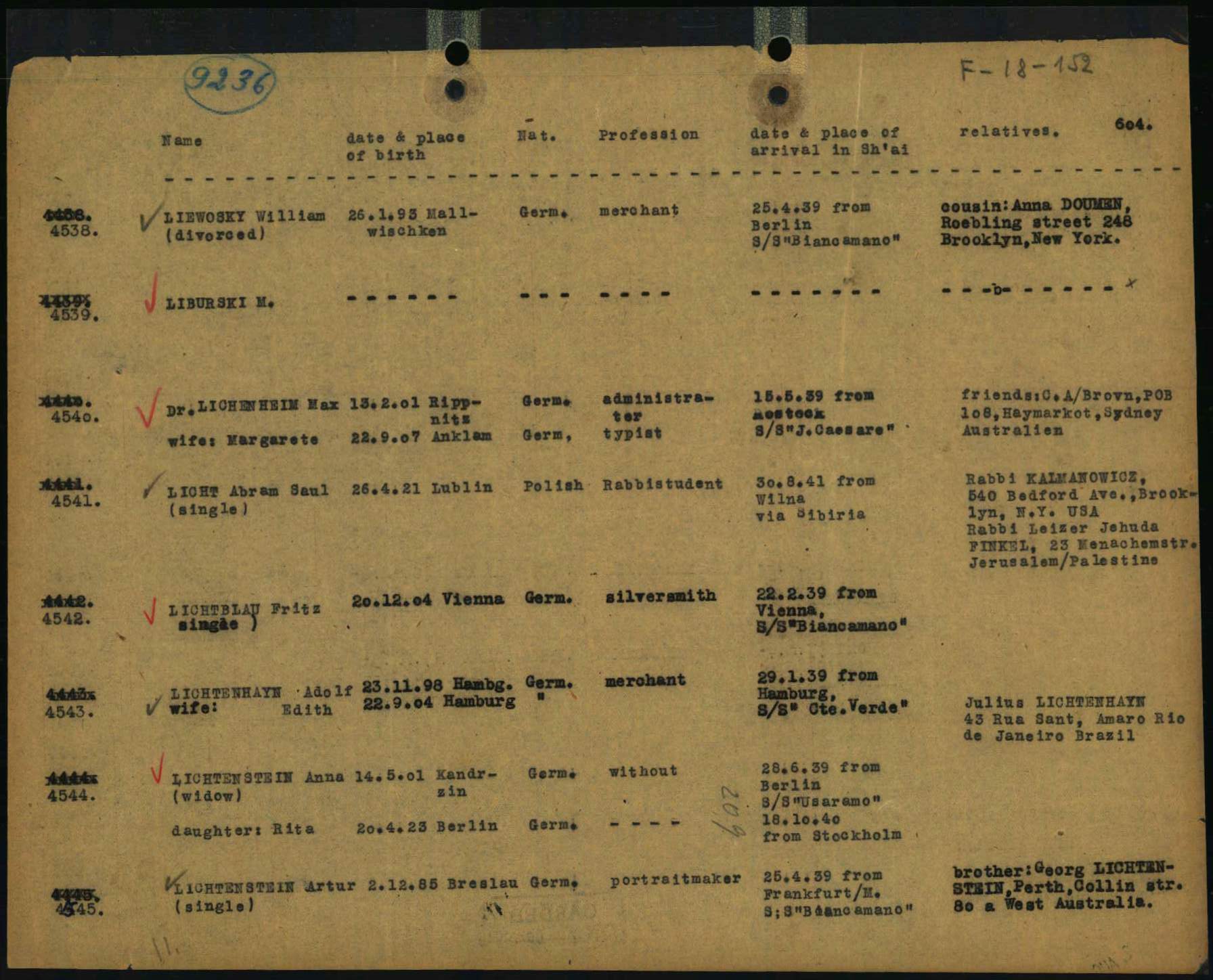 Document — Abram Licht