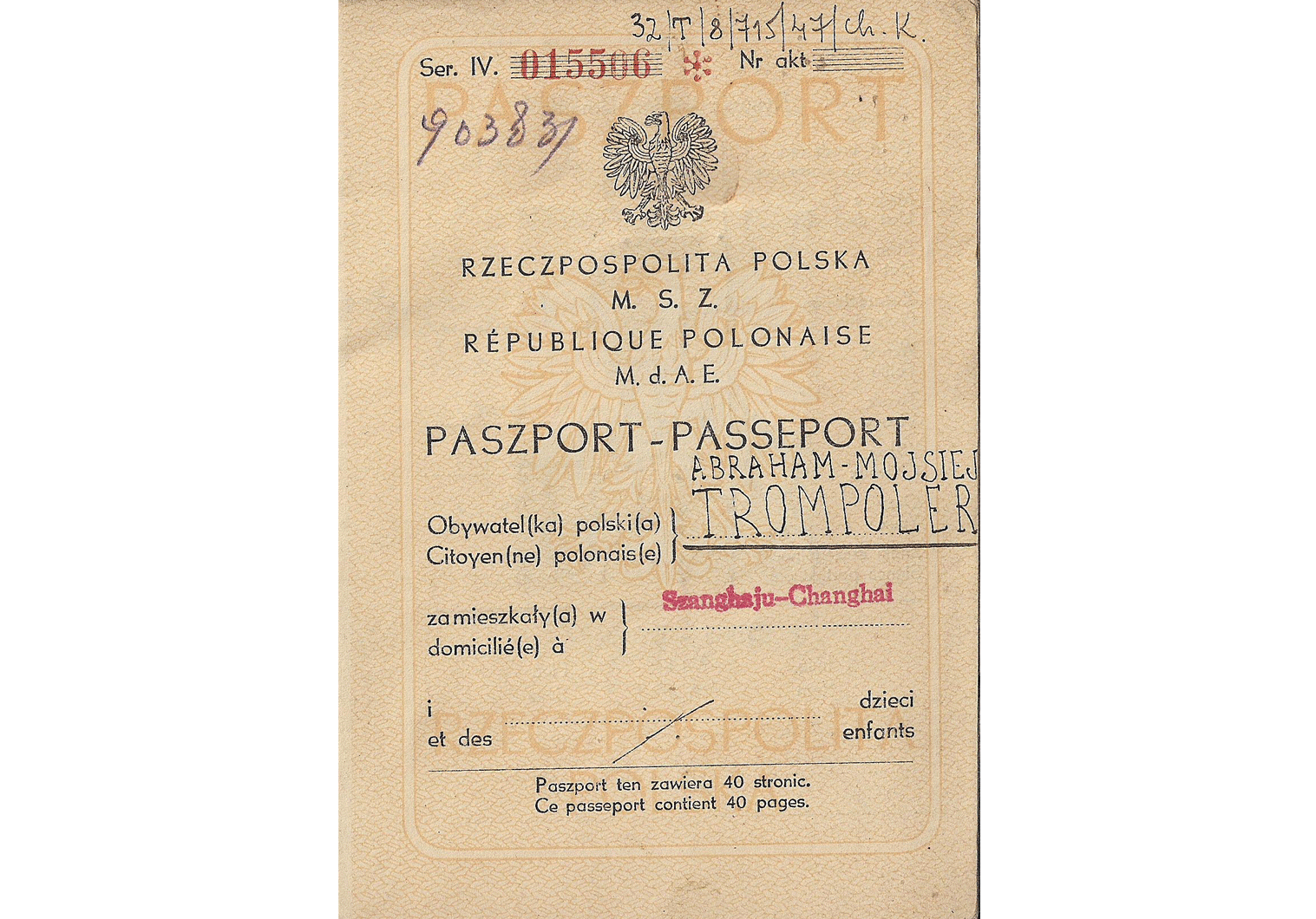 Document — Abram Mojsiej Trompoler