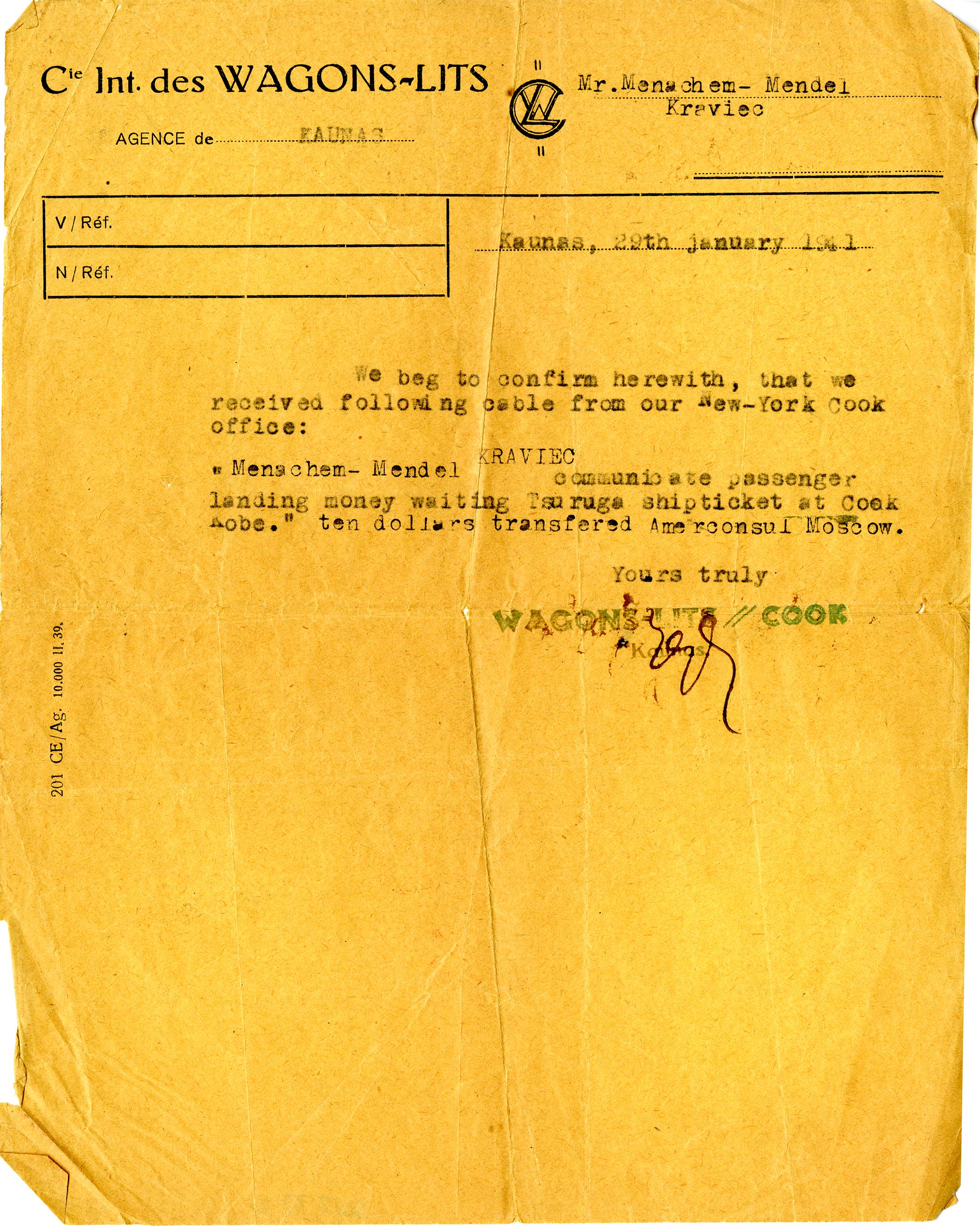 Document — Menachim Krawiec