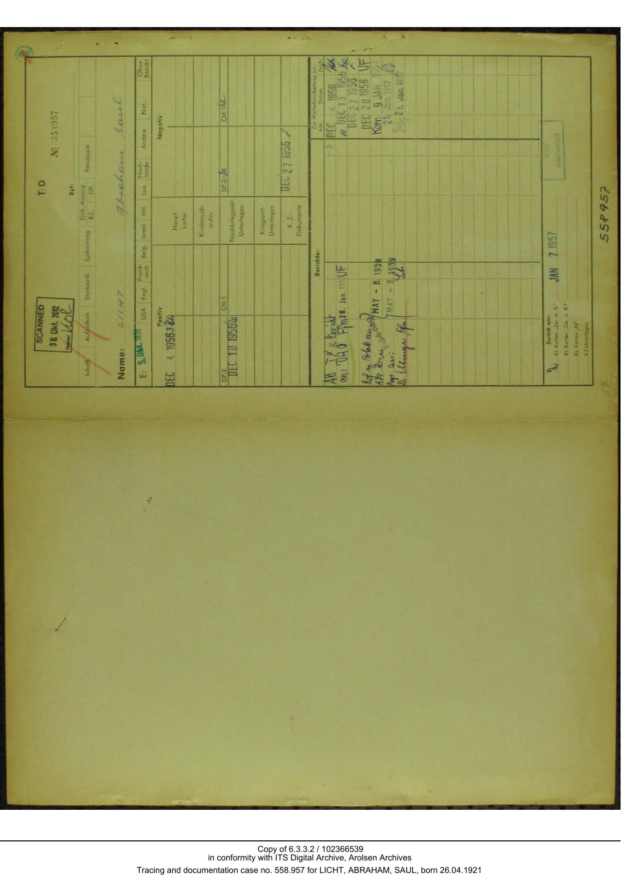 Document — Abram Licht