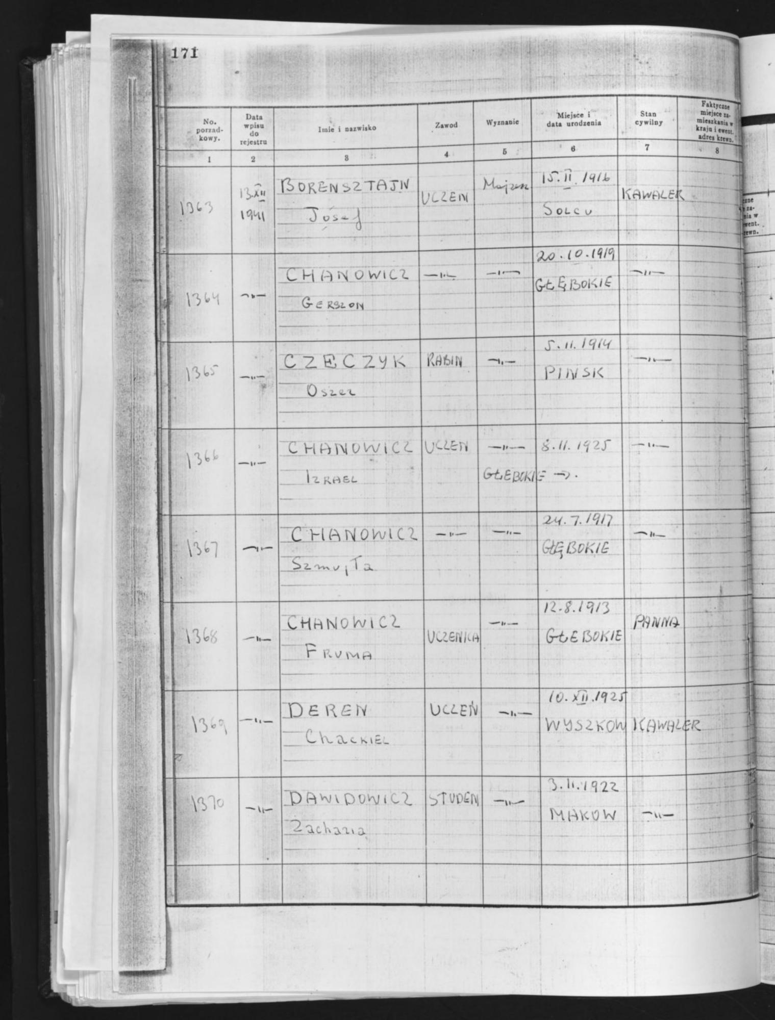 Document — Gerszon Chanowicz
