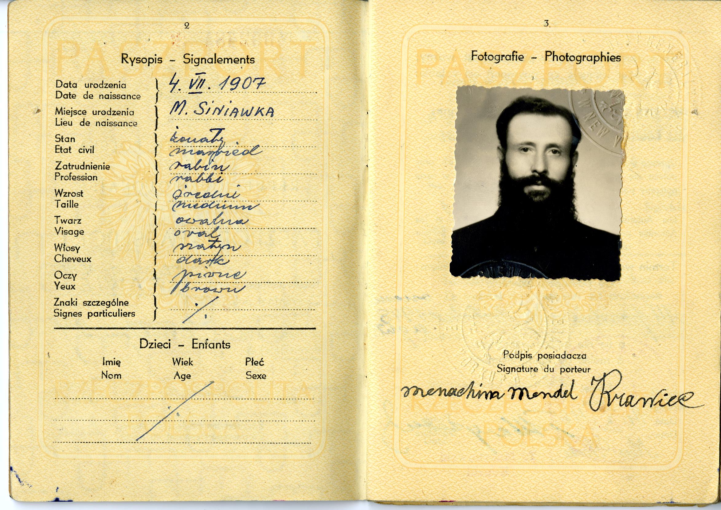 Document — Menachim Krawiec