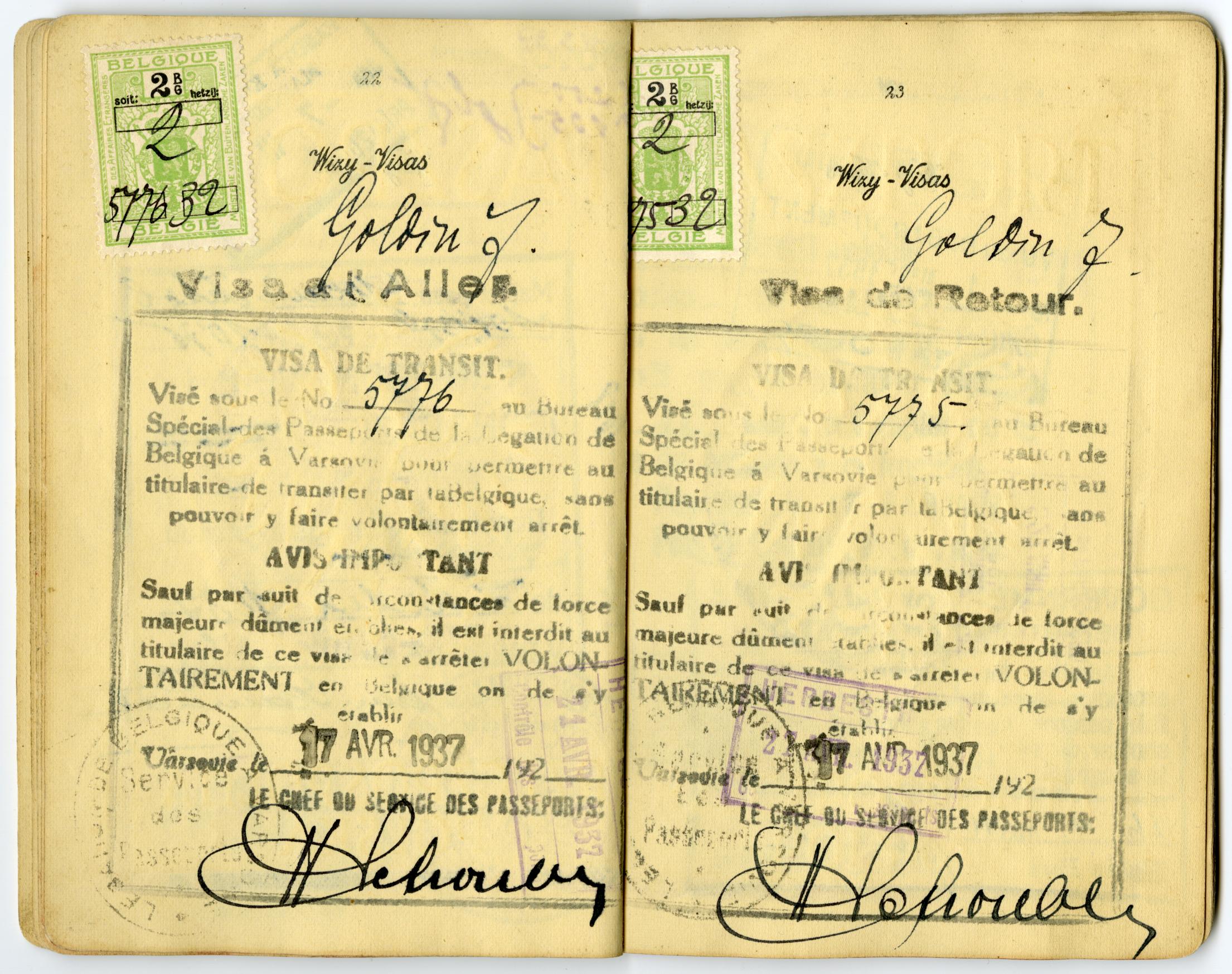 Document — Jakob (Jakow) Goldin