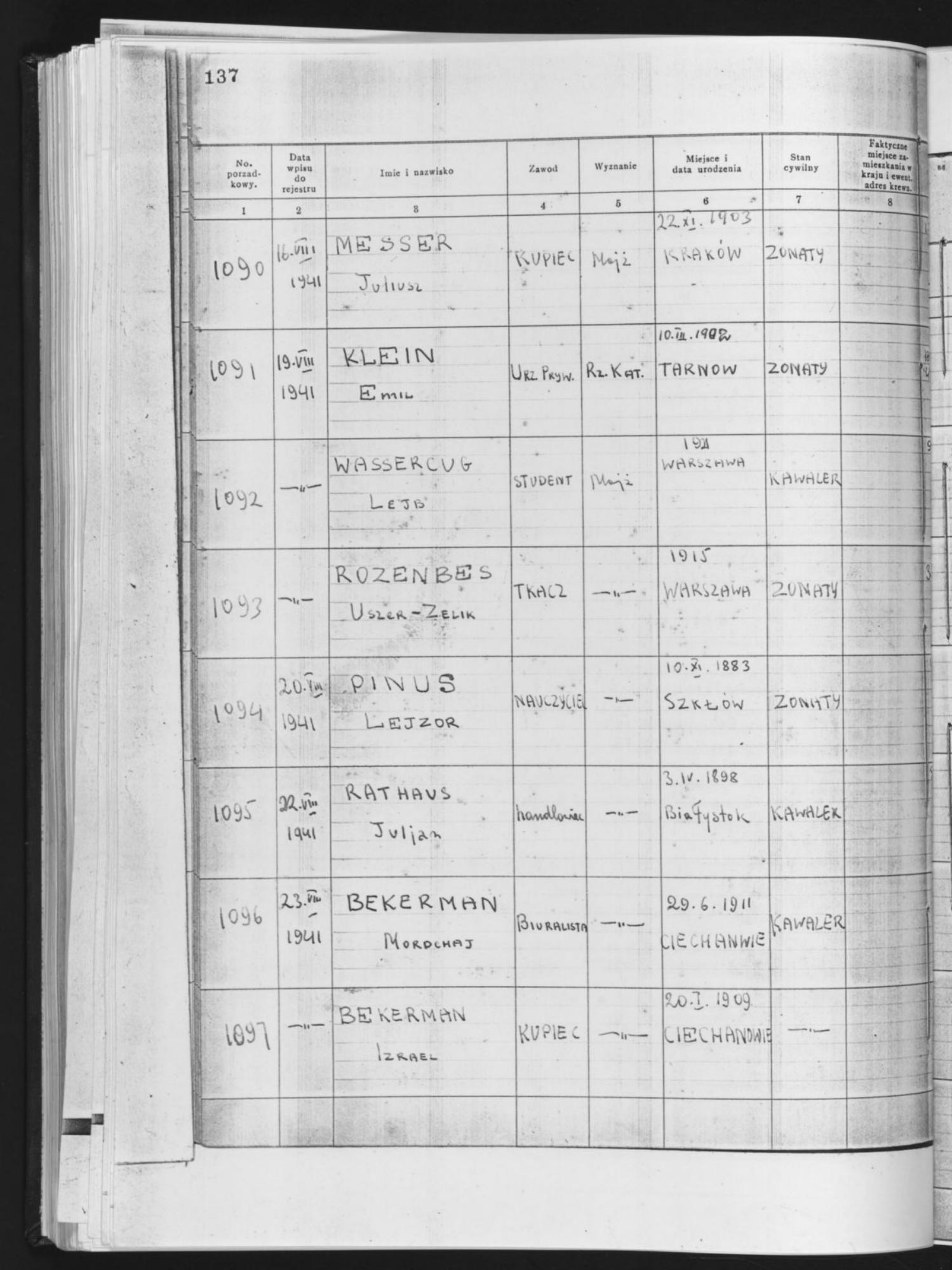 Document — Juliusz Messer