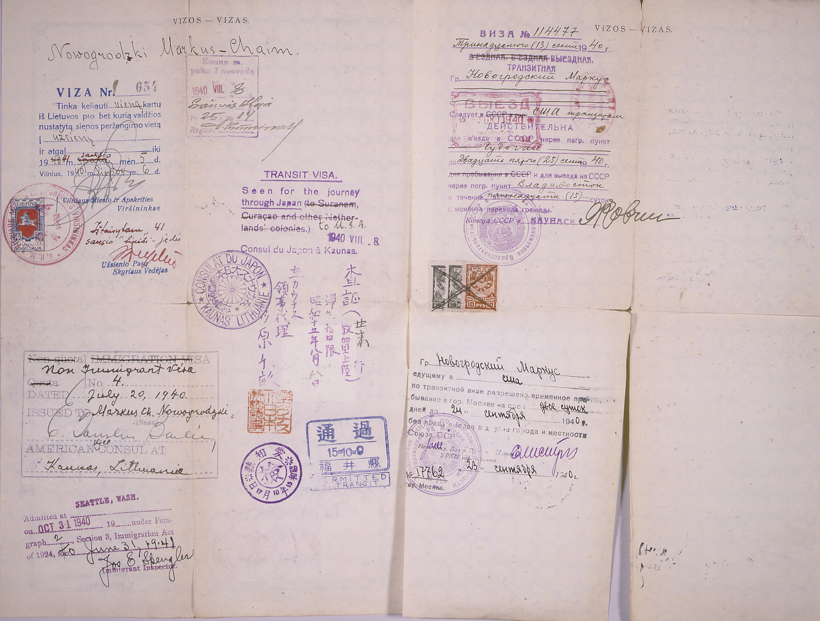 Document — Markus Chaim Nowgrodzki