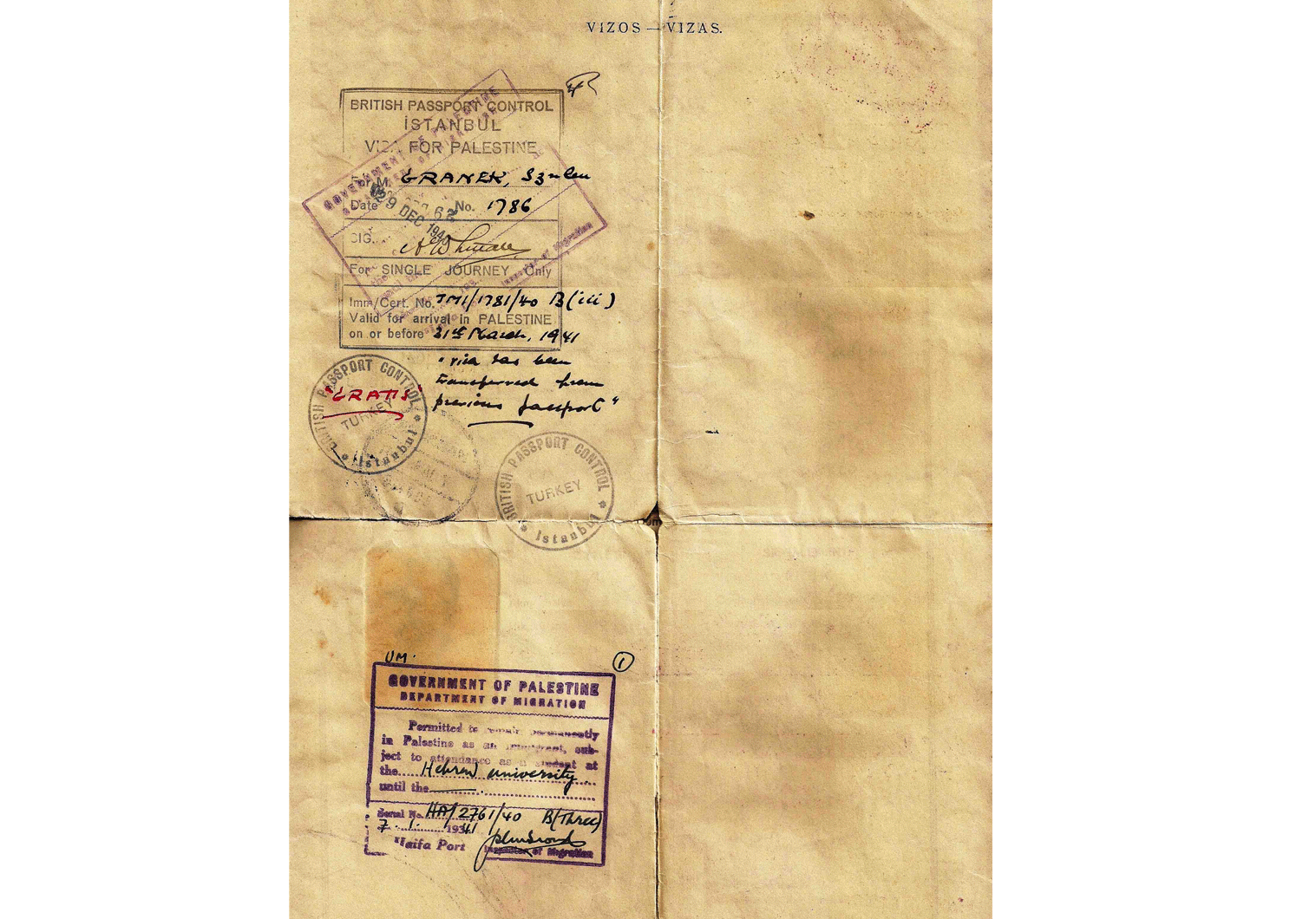 Document — Szulem Granek