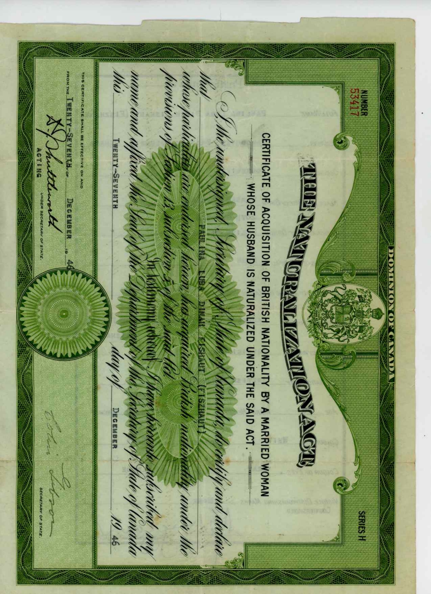 Document — Salomon Henryk Fiszhaut