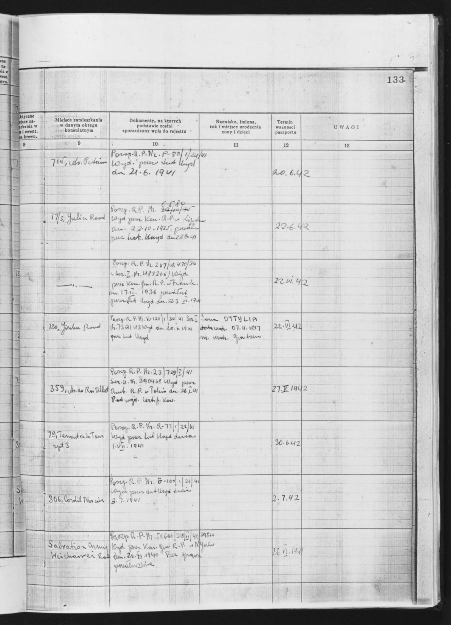 Document — Bronislawa Trepman