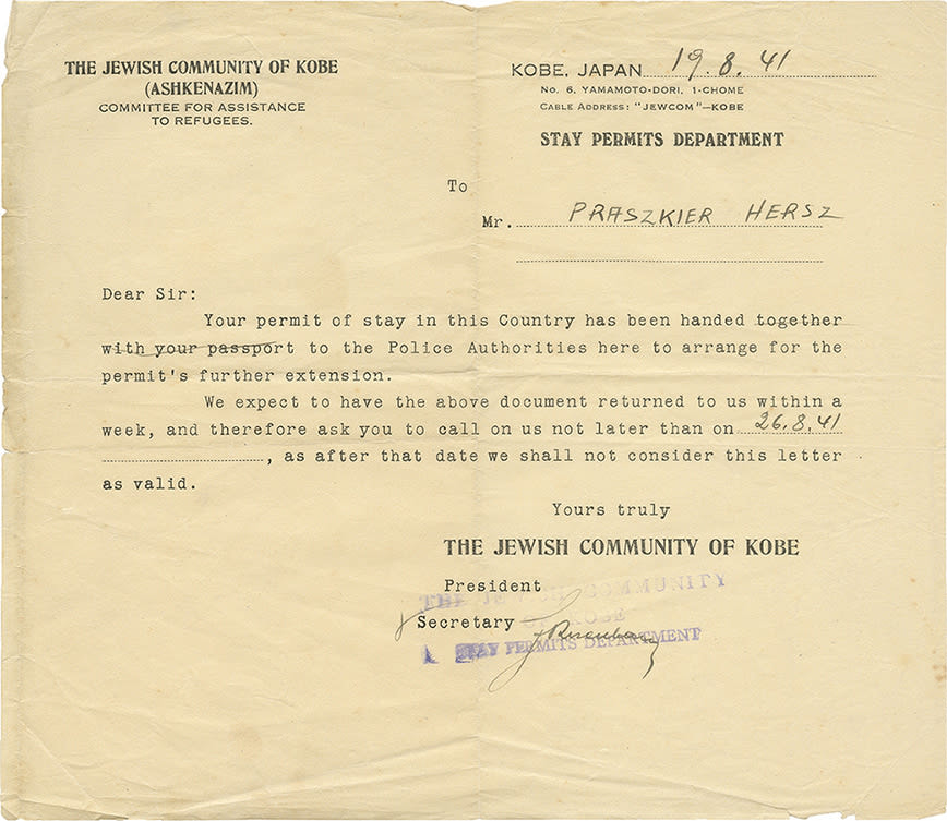 Document — Hersz Praszkier