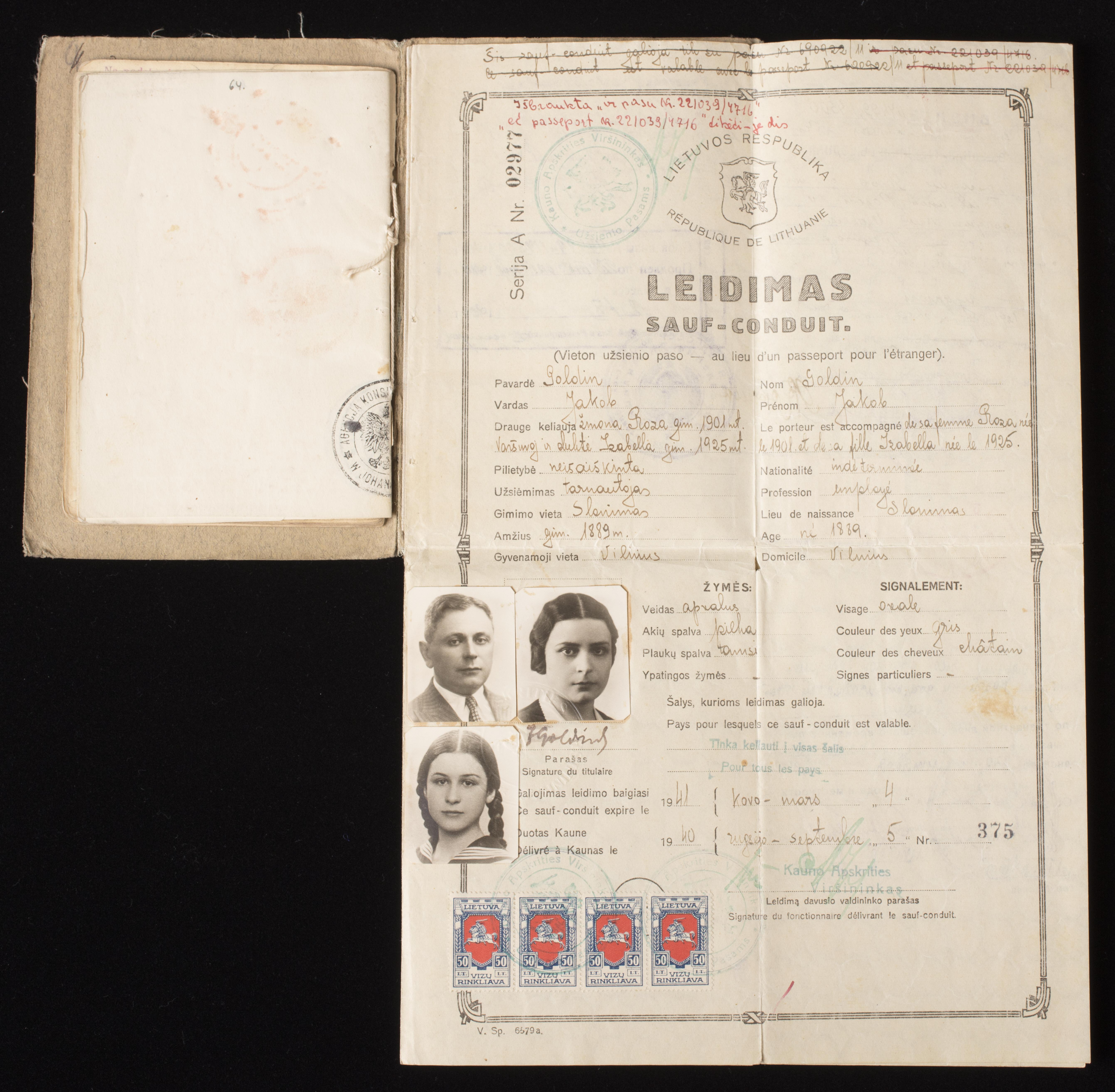 Document — Jakob (Jakow) Goldin