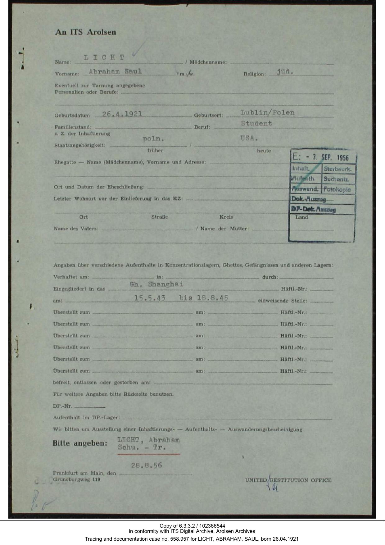 Document — Abram Licht