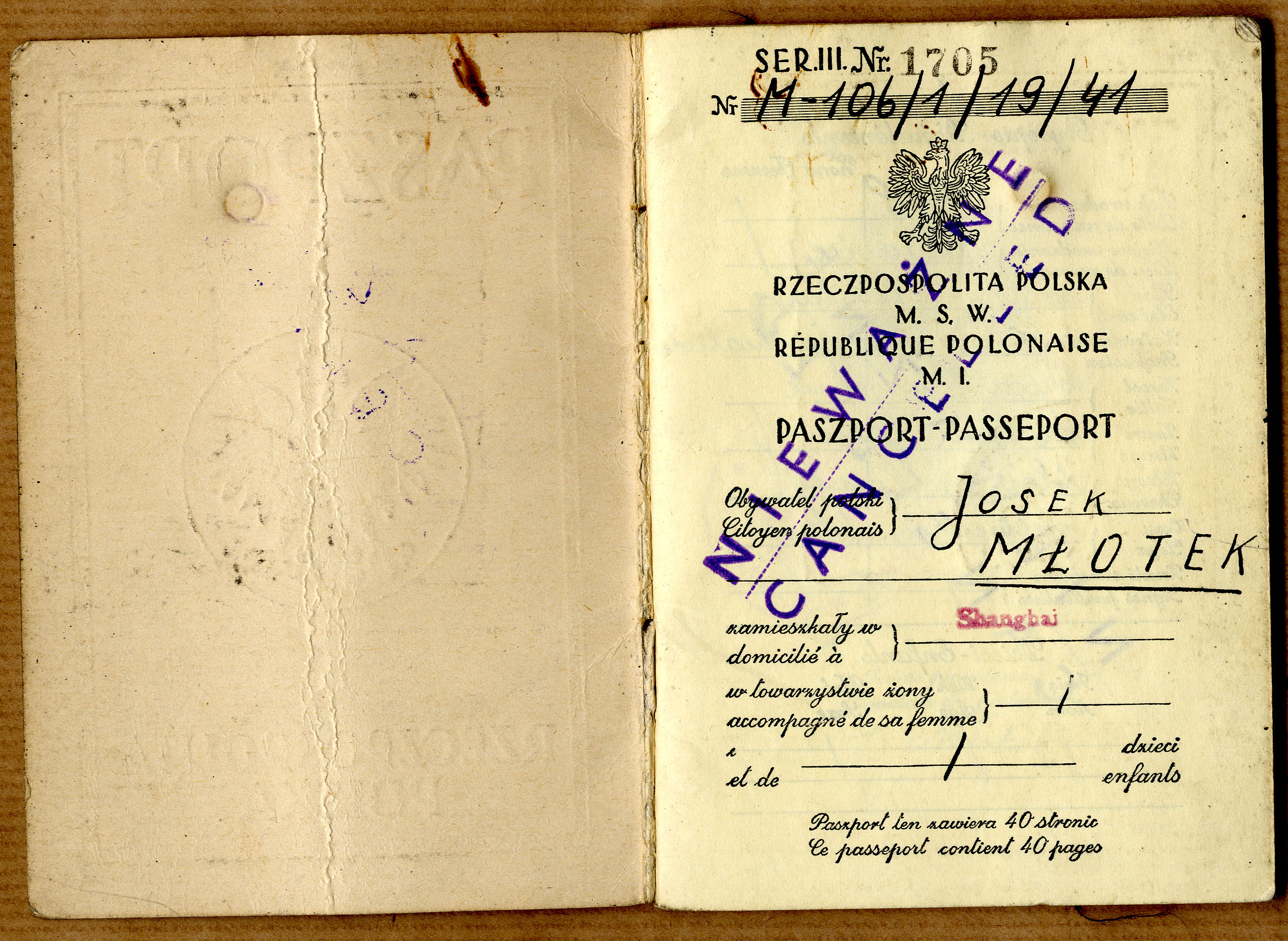 Document — Josek Mlotek