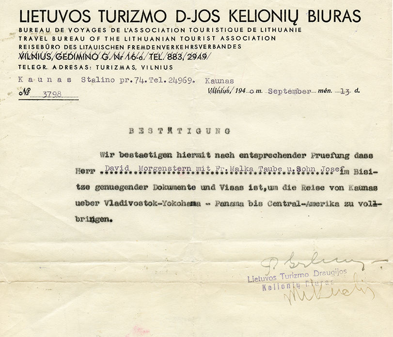 Document — David Morgenstern