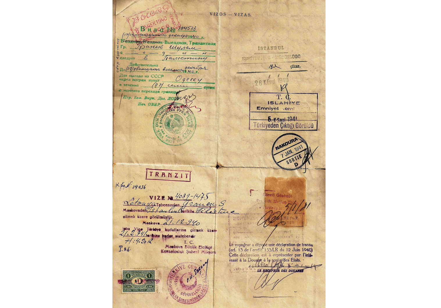 Document — Szulem Granek