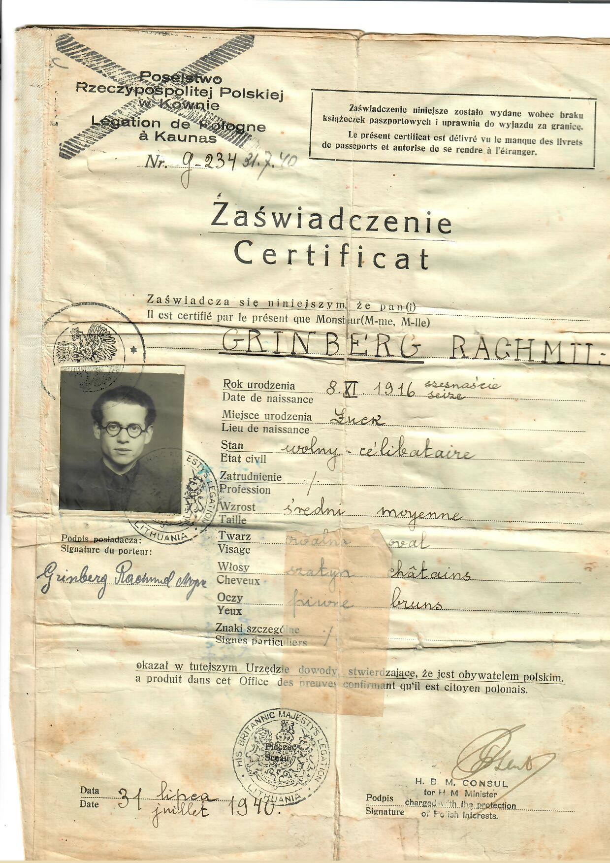 Document — Rachmil Grinberg