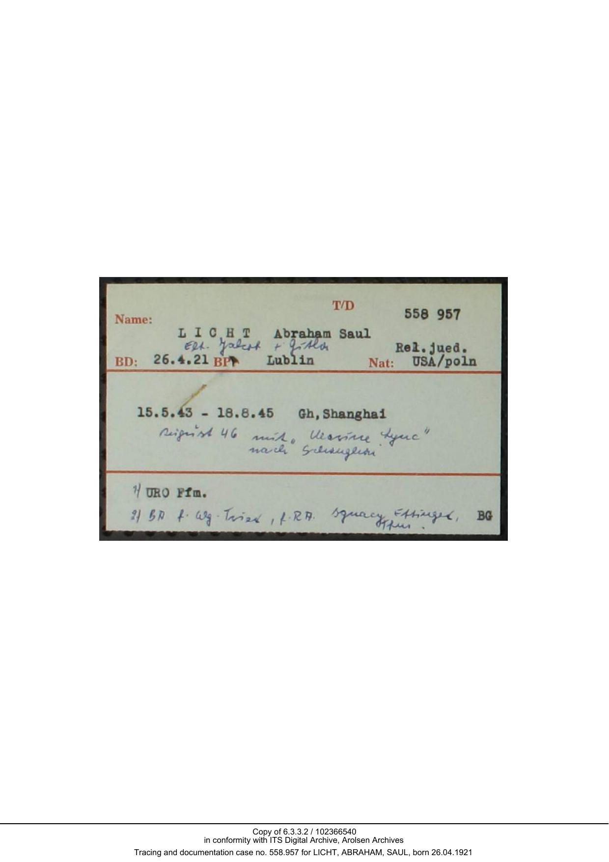 Document — Abram Licht