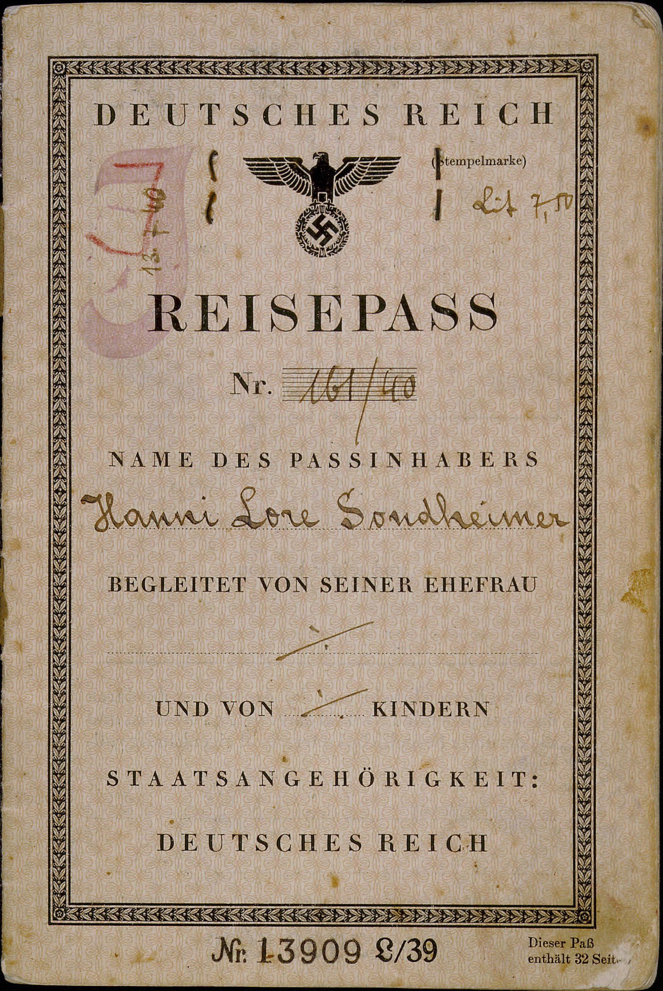 Document — Hanni Sondheimer