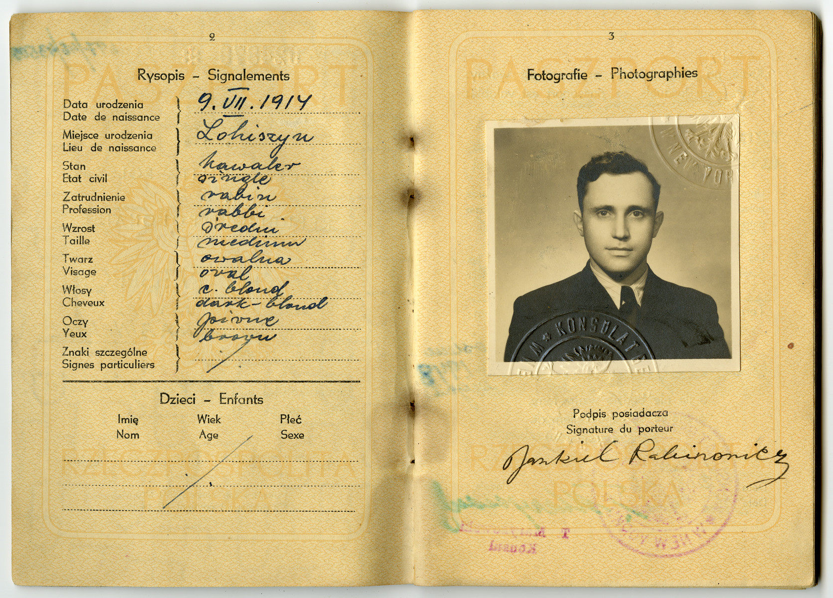Document — Jankiel Rabinowicz