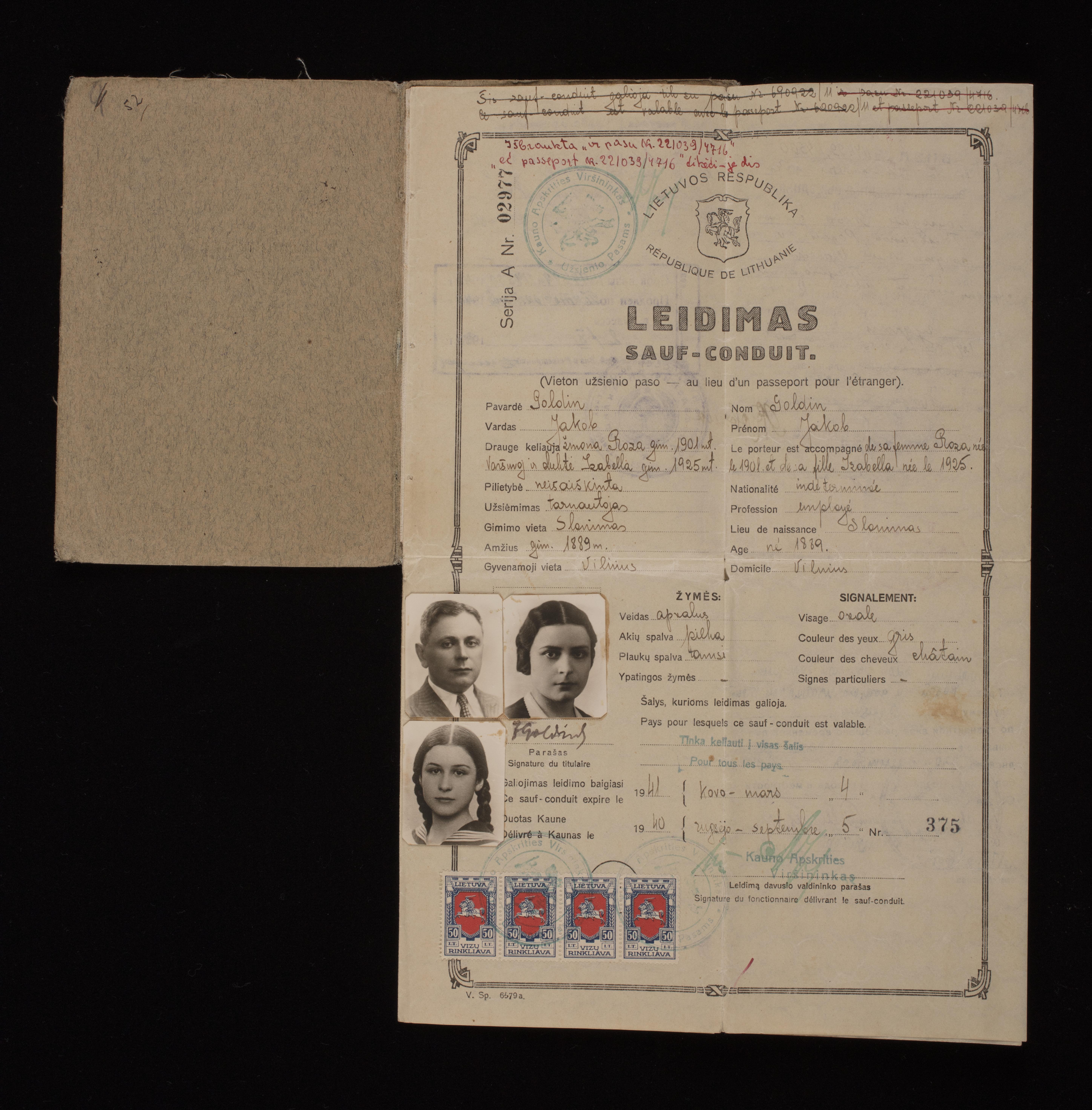 Document — Jakob (Jakow) Goldin