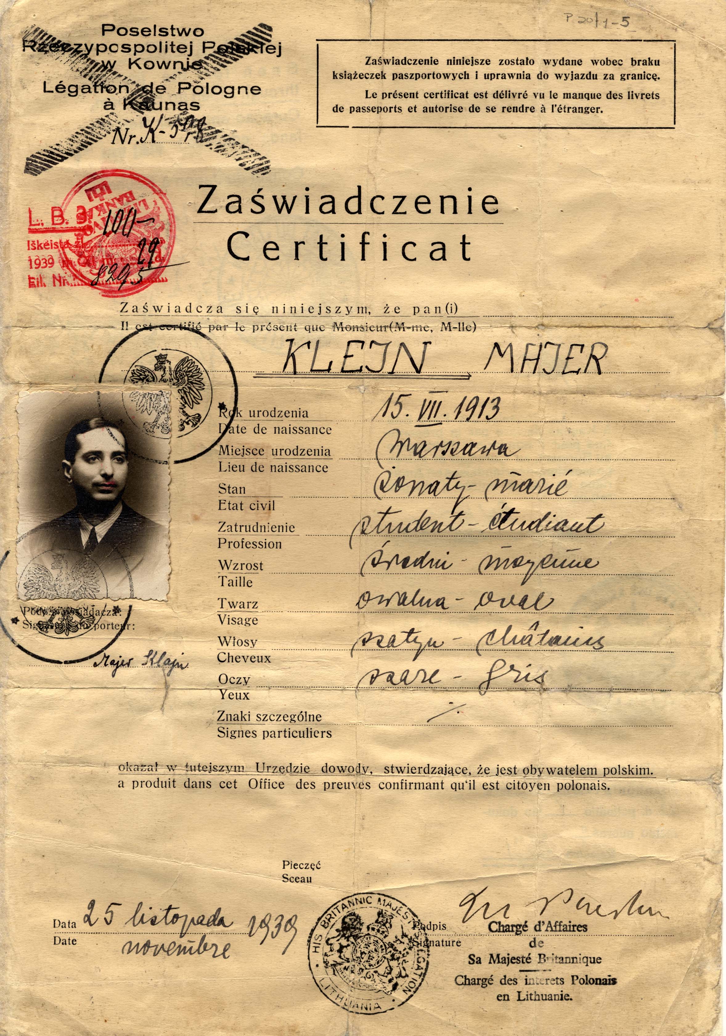 Document — Majer Klejn