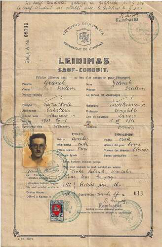 Document — Szulem Granek
