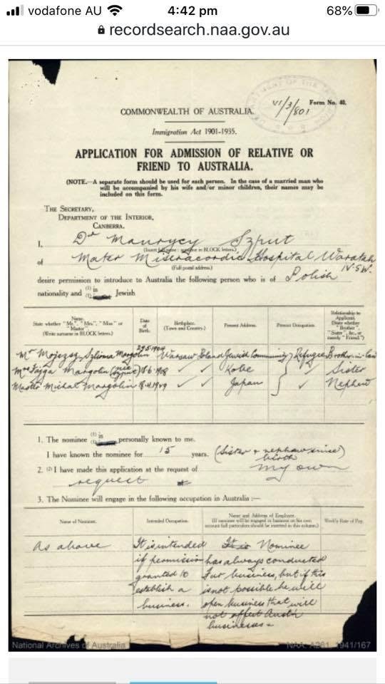 Document — Mojzesz-Szloma Margolin