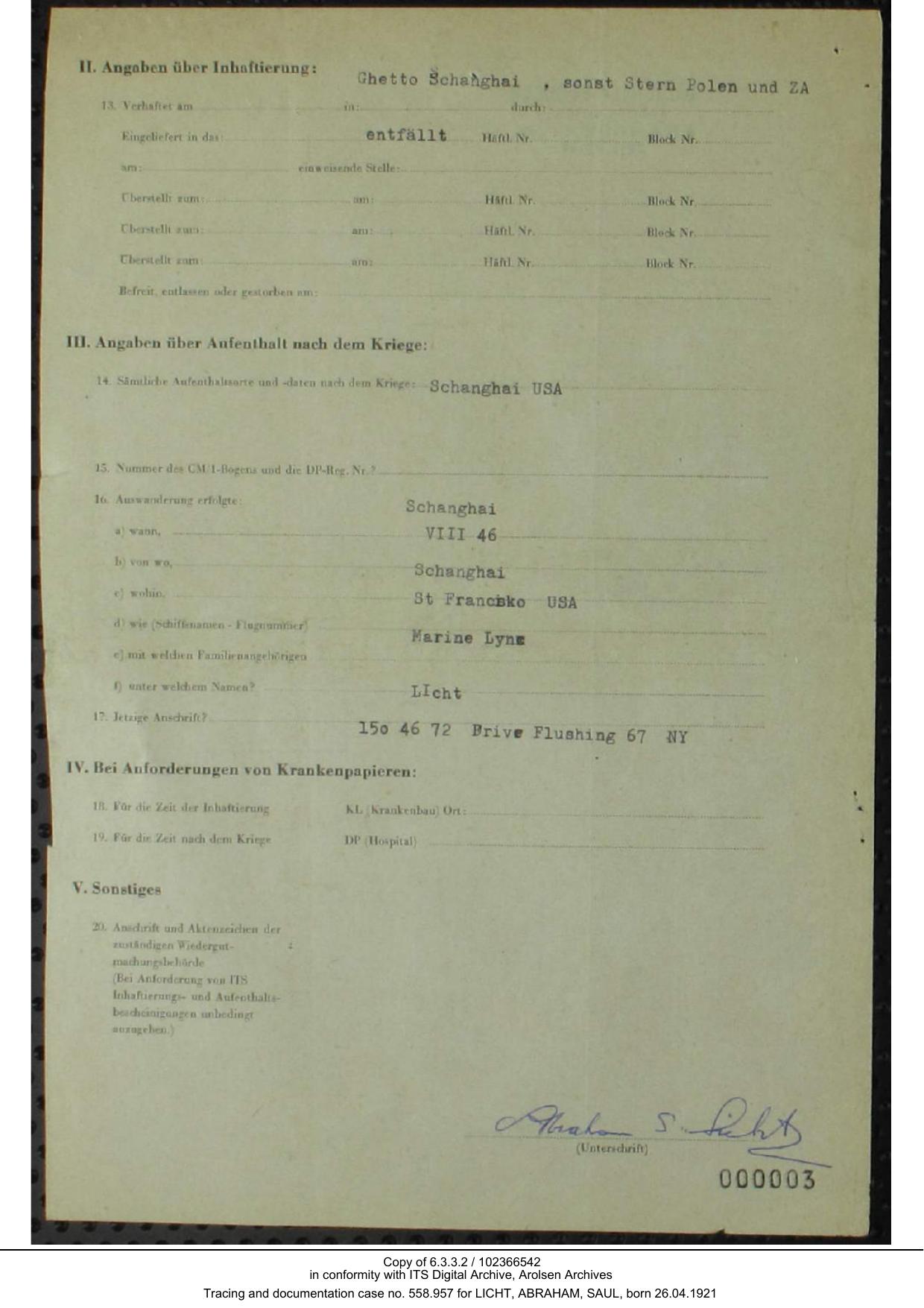 Document — Abram Licht